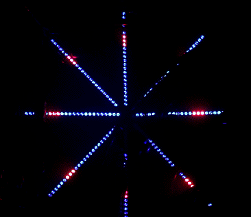 مصباح حائط LED بار غسيل 24 قطعة | 120 واط RGBW، DMX512 – إضاءة المسرح والفعاليات