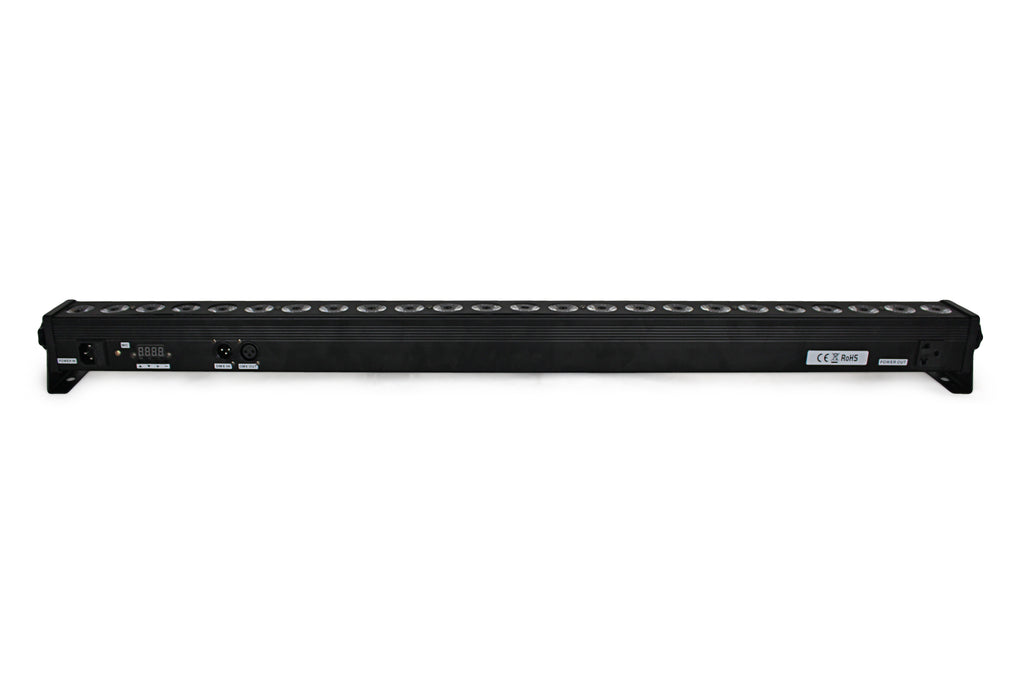 مصباح حائط LED بار غسيل 24 قطعة | 120 واط RGBW، DMX512 – إضاءة المسرح والفعاليات