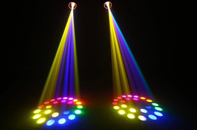 رأس متحرك حاد الشعاع 200 واط LED | 24 منشورًا، شعاع 1.7 درجة، 13 لونًا، 20 قناة DMX512 - للملاهي والمسارح