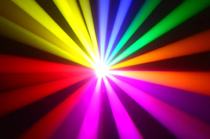 رأس متحرك حاد الشعاع 200 واط LED | 24 منشورًا، شعاع 1.7 درجة، 13 لونًا، 20 قناة DMX512 - للملاهي والمسارح