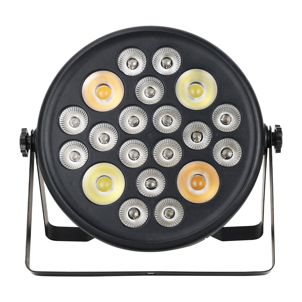 مصابيح ليد بار 4×16 وات RGBUV | تأثير الأشعة فوق البنفسجية، DMX512، تنشيط صوتي – ضوء غسل للمسرح