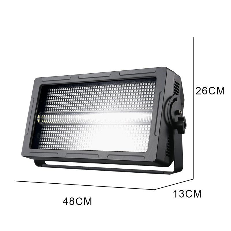 شريط إضاءة ستروب مُقسّم بالألوان الكاملة 250 واط | 960 مصباح LED، 16 مقطعًا، DMX512 – للمسرح والفعاليات