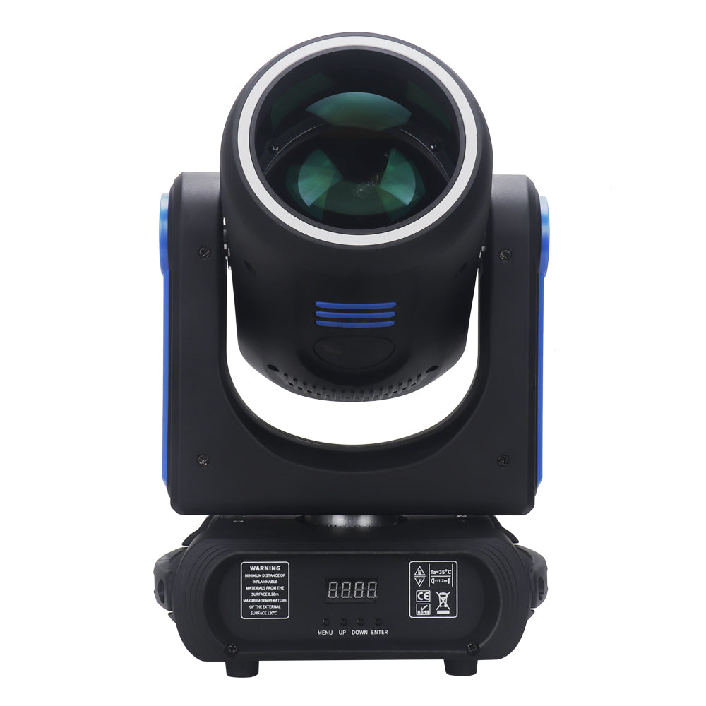 150W LED Focusable Beam Moving Head Light | 24-Prism, 3° Beam, 12 Gobos, DMX512 – Stage & Club