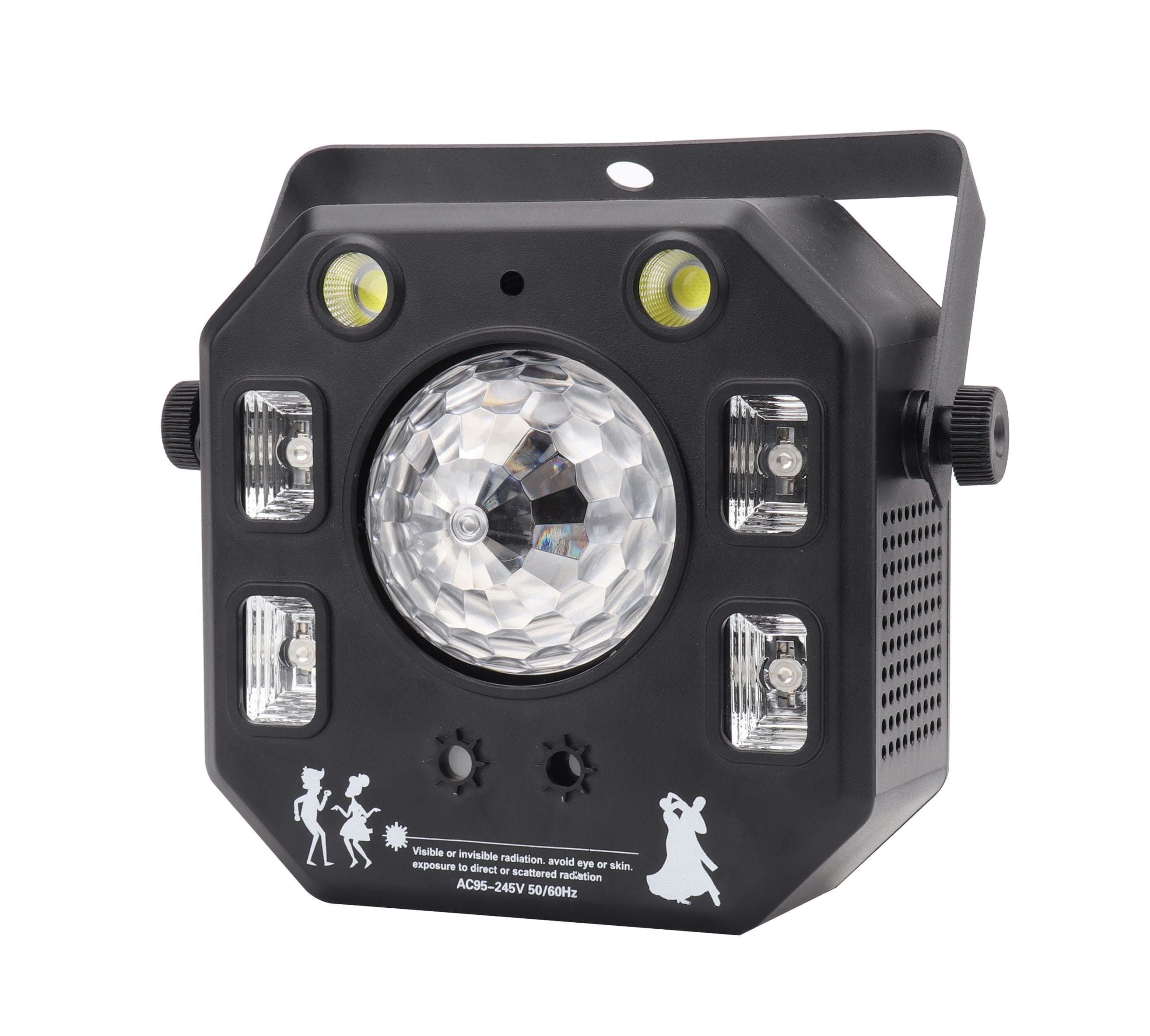 4-in-1 Laser Magic Ball Light | UV, Strobe, LED & Laser – Stage Effect Light