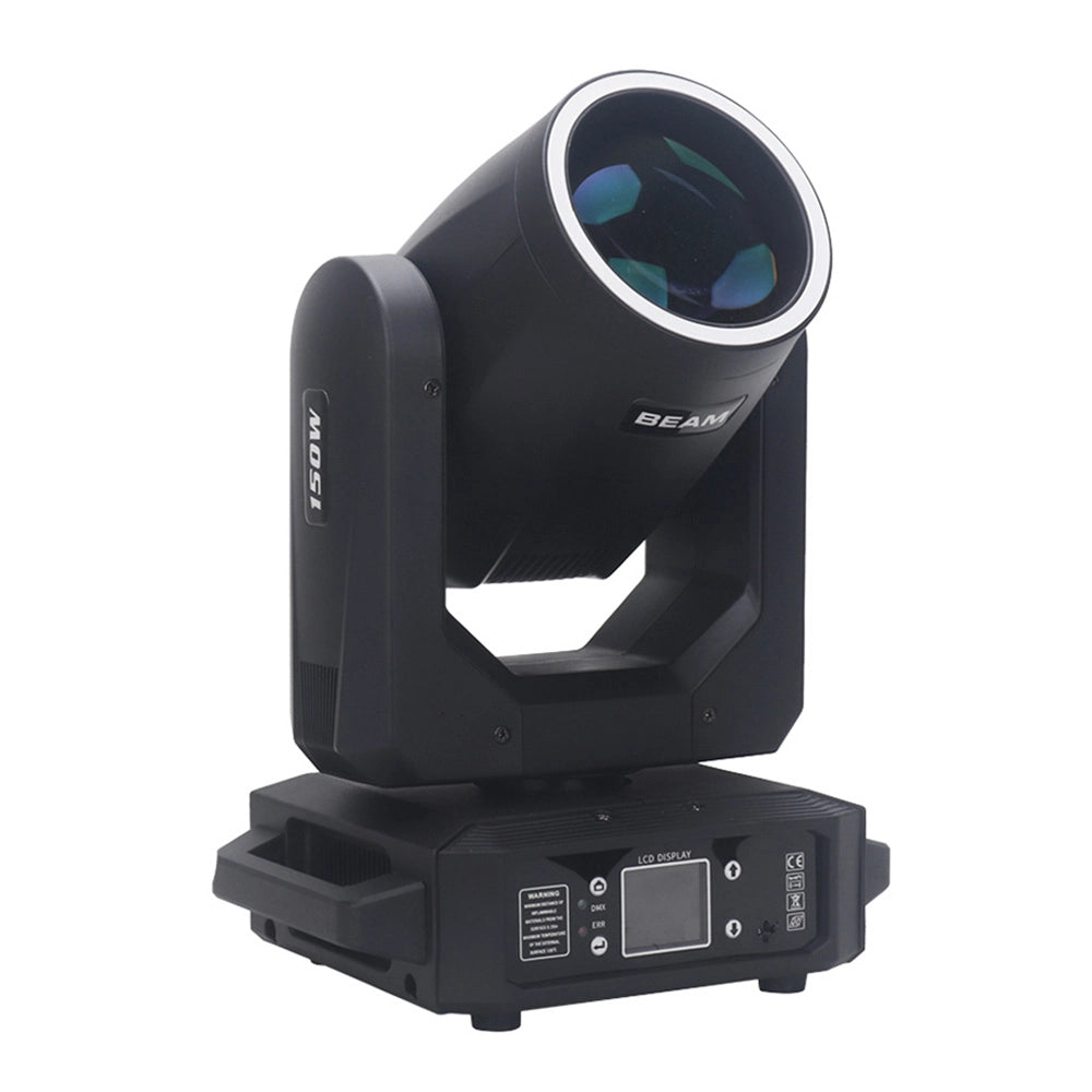 150W LED Beam Moving Head Light | 18-Prism, 3° Beam Angle, DMX512, 11 Gobos – Stage & Event Lighting