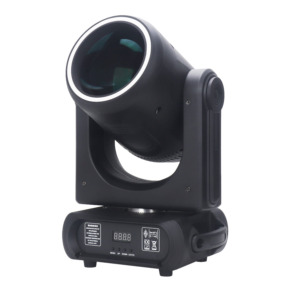 150W LED Focusable Beam Moving Head Light | 24-Prism, 3° Beam, 12 Gobos, DMX512 – Stage & Club