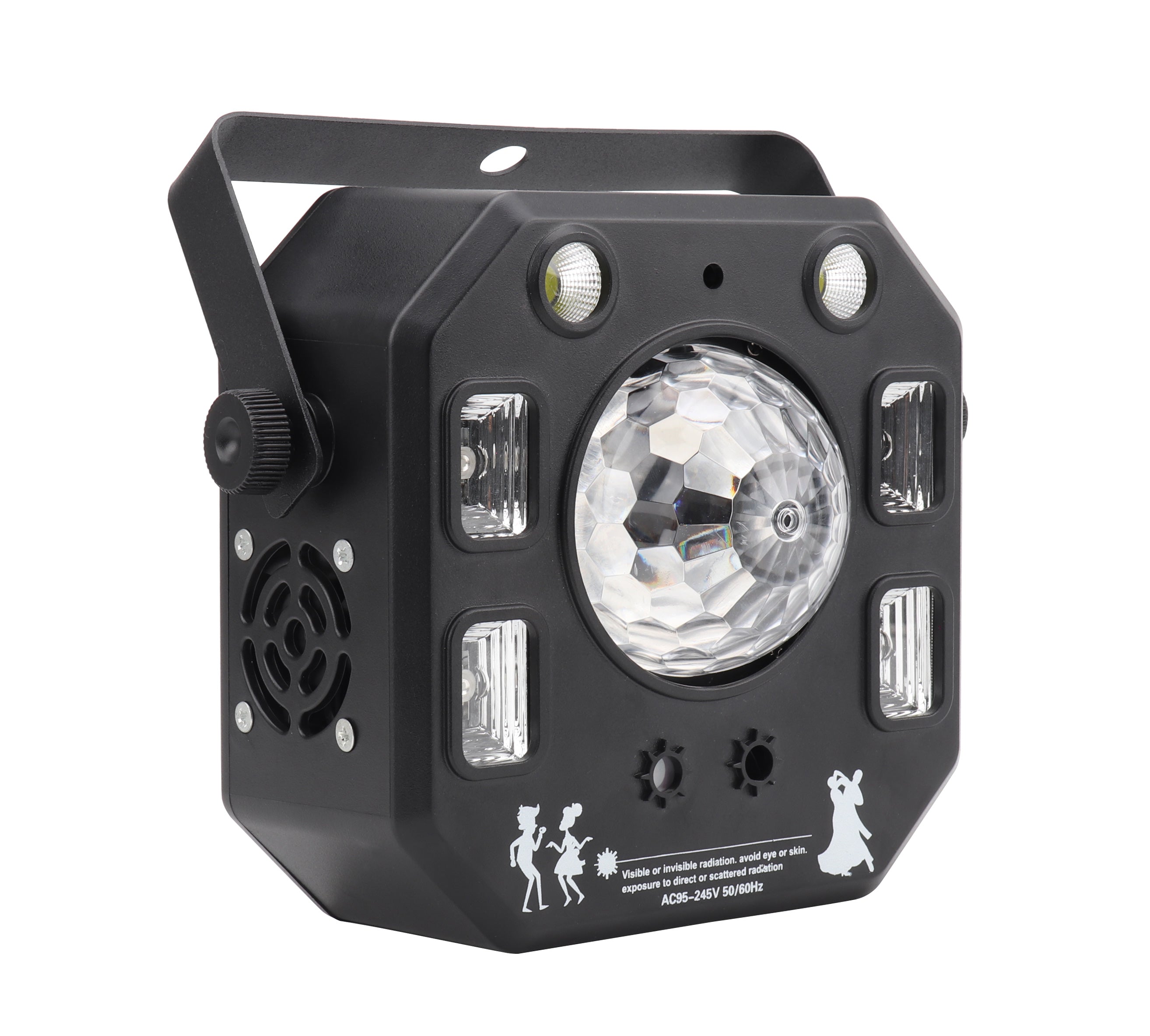 4-in-1 Laser Magic Ball Light | UV, Strobe, LED & Laser – Stage Effect Light