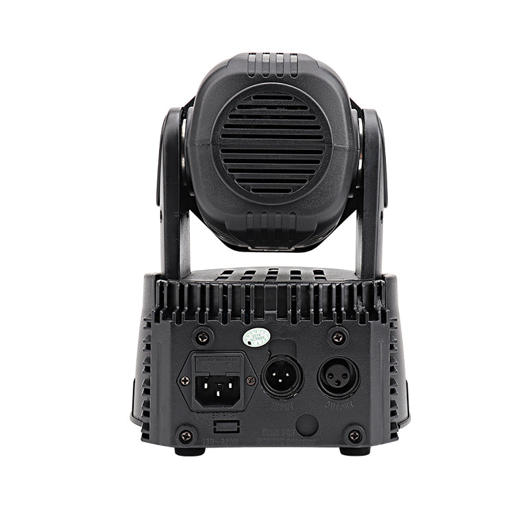 ضوء أمامي متحرك بـ 7 عيون RGBW | 80 واط، 4 في 1 LED، DMX512 – إضاءة المسرح والحانات