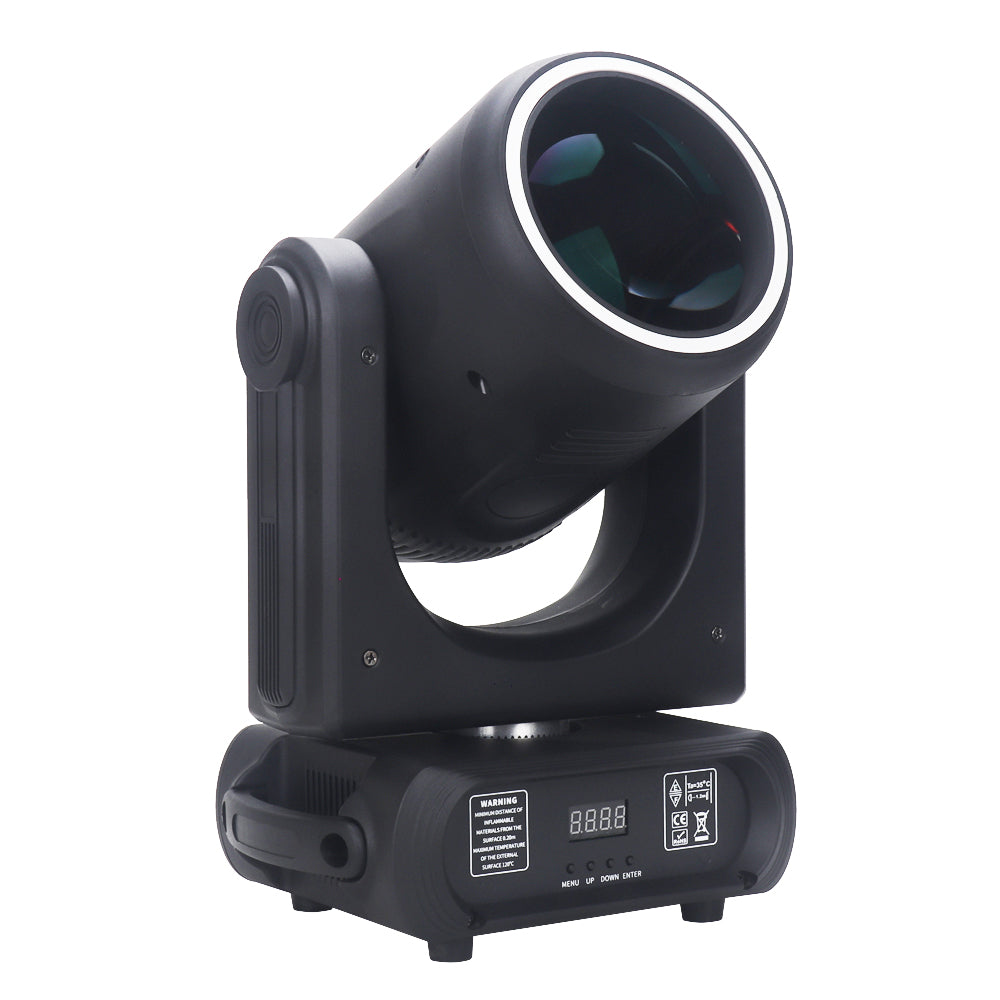 150W LED Focusable Beam Moving Head Light | 24-Prism, 3° Beam, 12 Gobos, DMX512 – Stage & Club