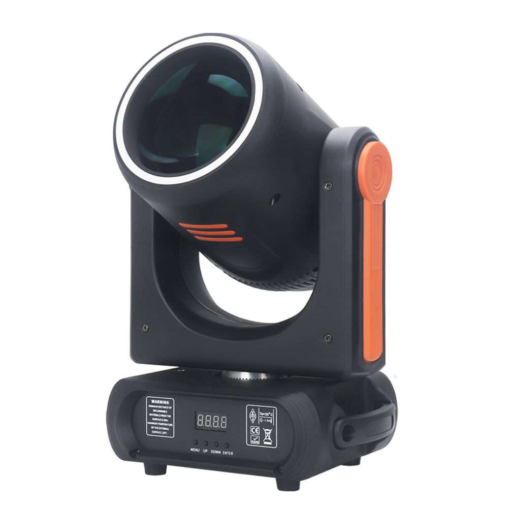 150W LED Focusable Beam Moving Head Light | 24-Prism, 3° Beam, 12 Gobos, DMX512 – Stage & Club
