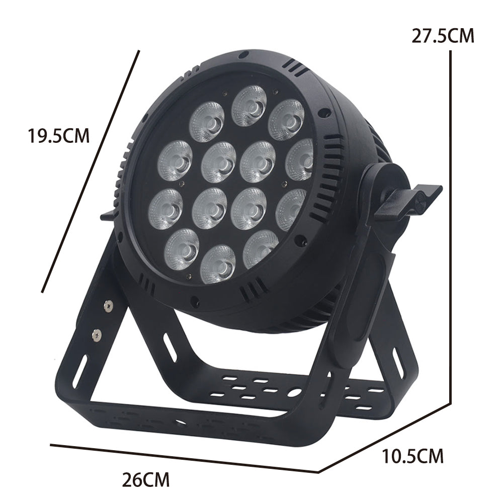 14 15W waterproof PAR lights, 7 4-in-1 full-color PAR lights, wedding atmosphere lights, outdoor waterproof PAR lights, color-changing lights