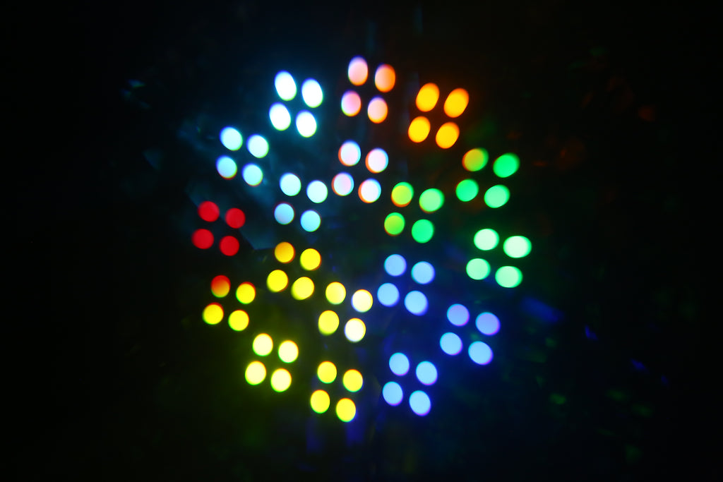 120W LED Moving Head Spot Light | V0 Flame-Retardant, 18-Prism, 7 Gobos, DMX512 – Stage