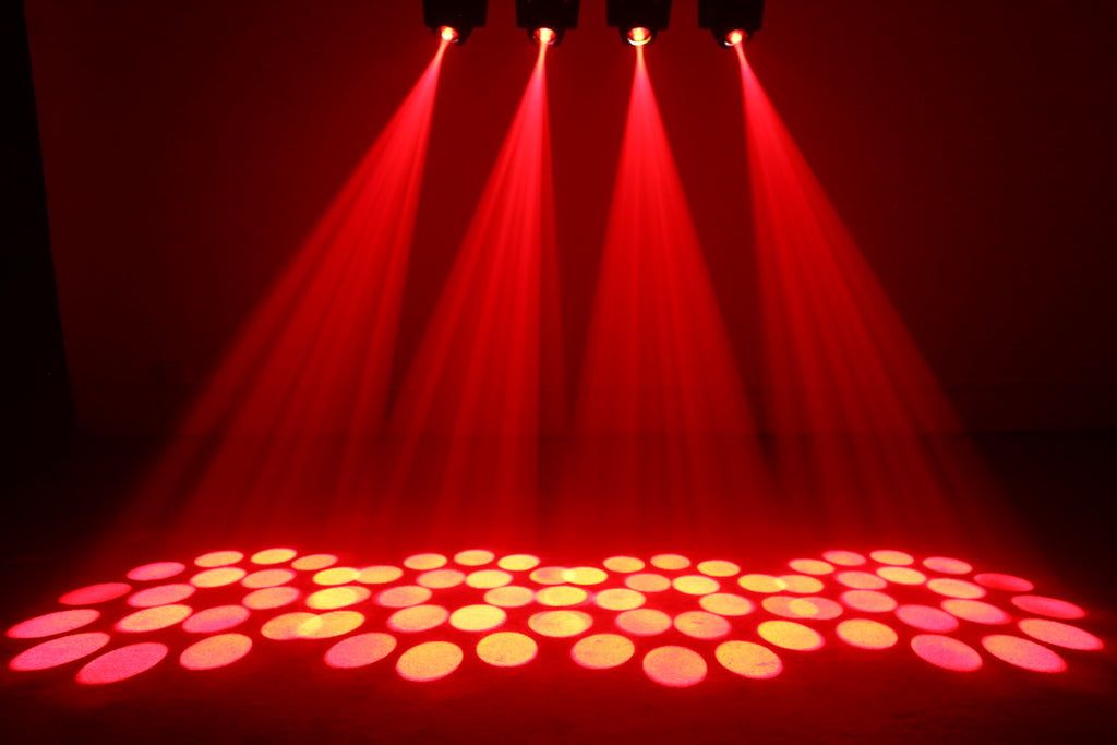 120W LED Moving Head Spot Light | V0 Flame-Retardant, 18-Prism, 7 Gobos, DMX512 – Stage