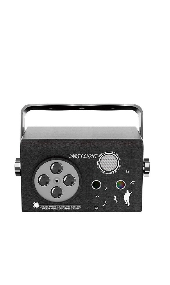Stage lights, laser lights, party lights, sound-controlled remote-controlled disco strobe lights, projection lights, KTV atmosphere lights