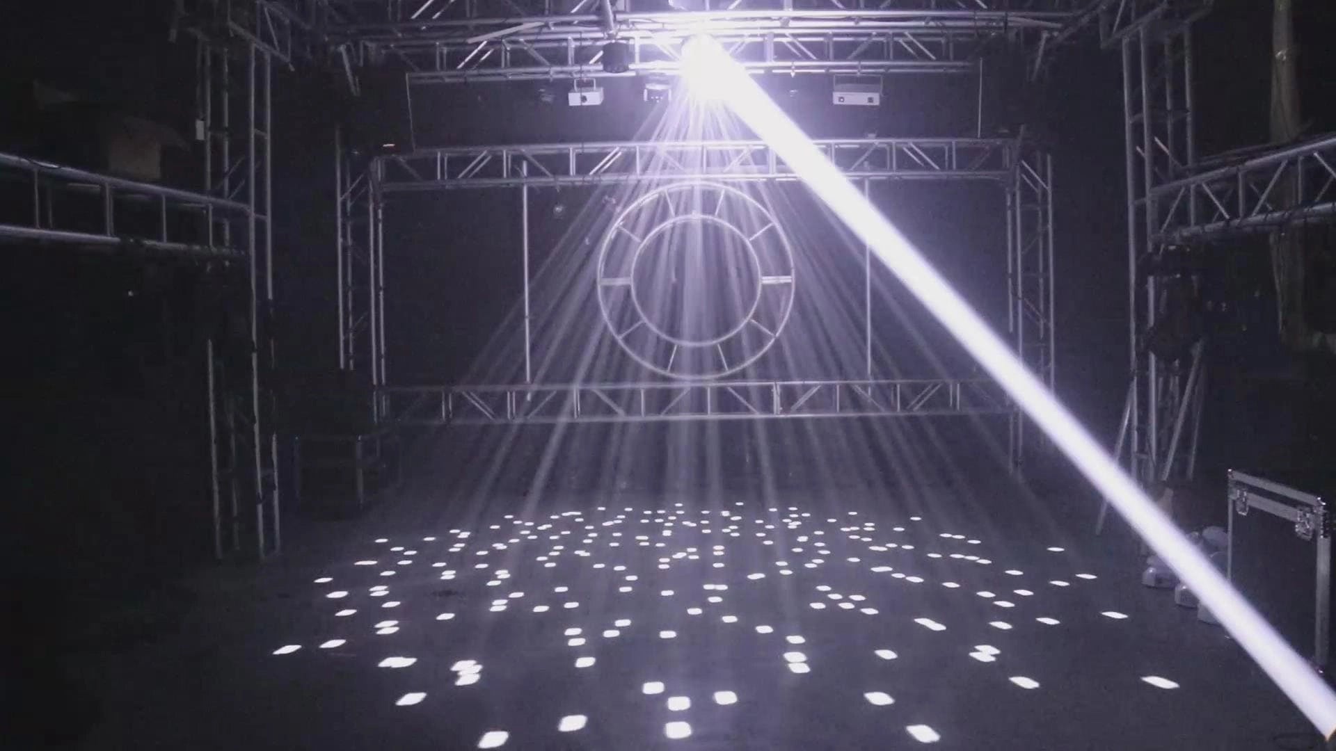 مصباح تأثير المرآة السحري سداسي العيون بتقنية LED | 80 واط، DMX512، تنشيط صوتي – إضاءة مسرح للمراقص والنوادي والحانات