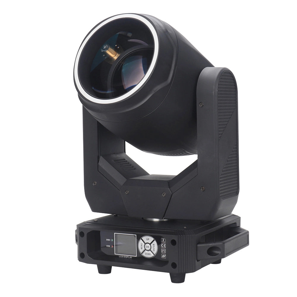 رأس متحرك حاد الشعاع 200 واط LED | 24 منشورًا، شعاع 1.7 درجة، 13 لونًا، 20 قناة DMX512 - للملاهي والمسارح