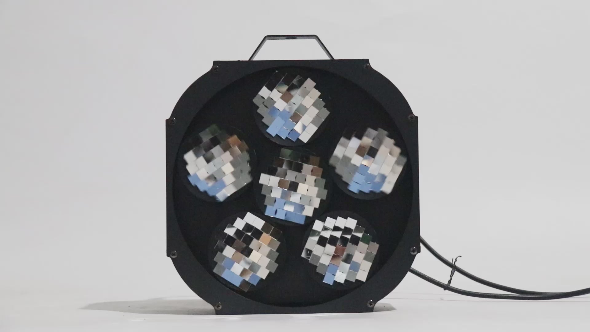 مصباح تأثير المرآة السحري سداسي العيون بتقنية LED | 80 واط، DMX512، تنشيط صوتي – إضاءة مسرح للمراقص والنوادي والحانات