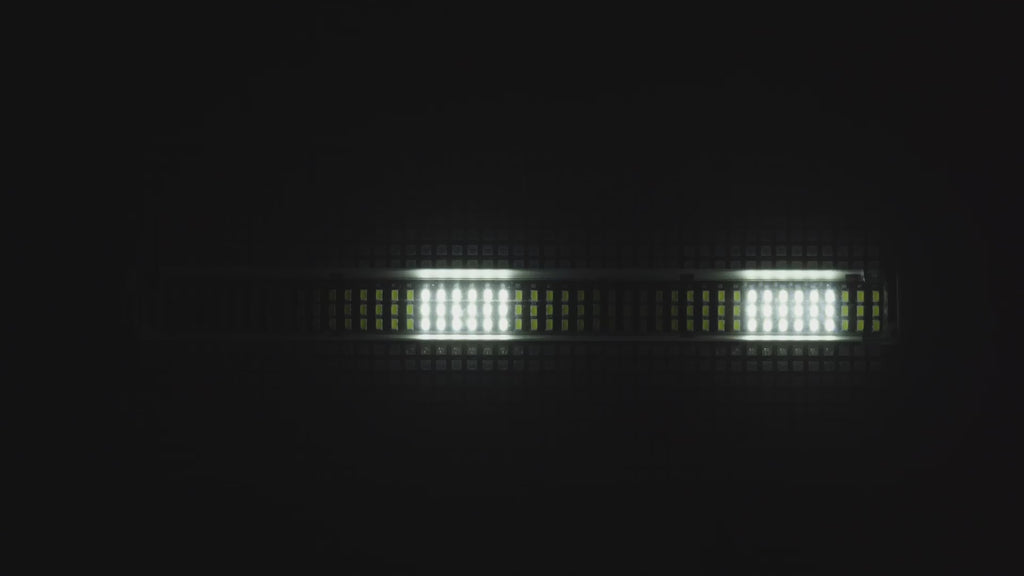 شريط إضاءة ستروب مُقسّم بالألوان الكاملة 250 واط | 960 مصباح LED، 16 مقطعًا، DMX512 – للمسرح والفعاليات